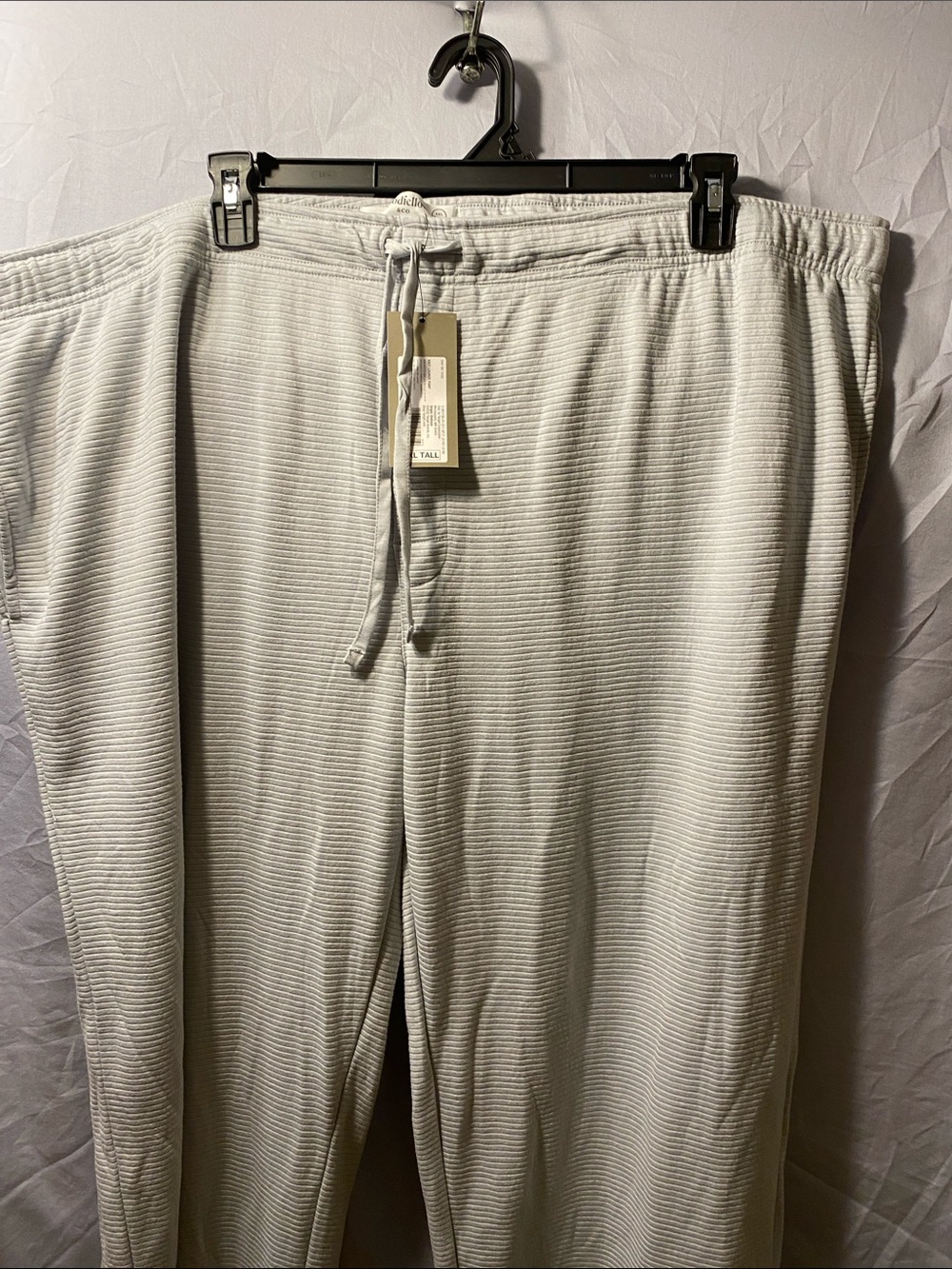 Goodfellow & Co Light Gray Ribbed Drawstring Joggers - Picture 4 of 5